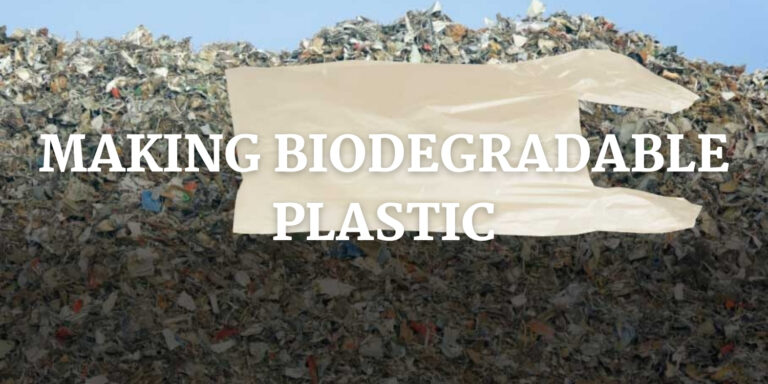 Making Biodegradable Plastic